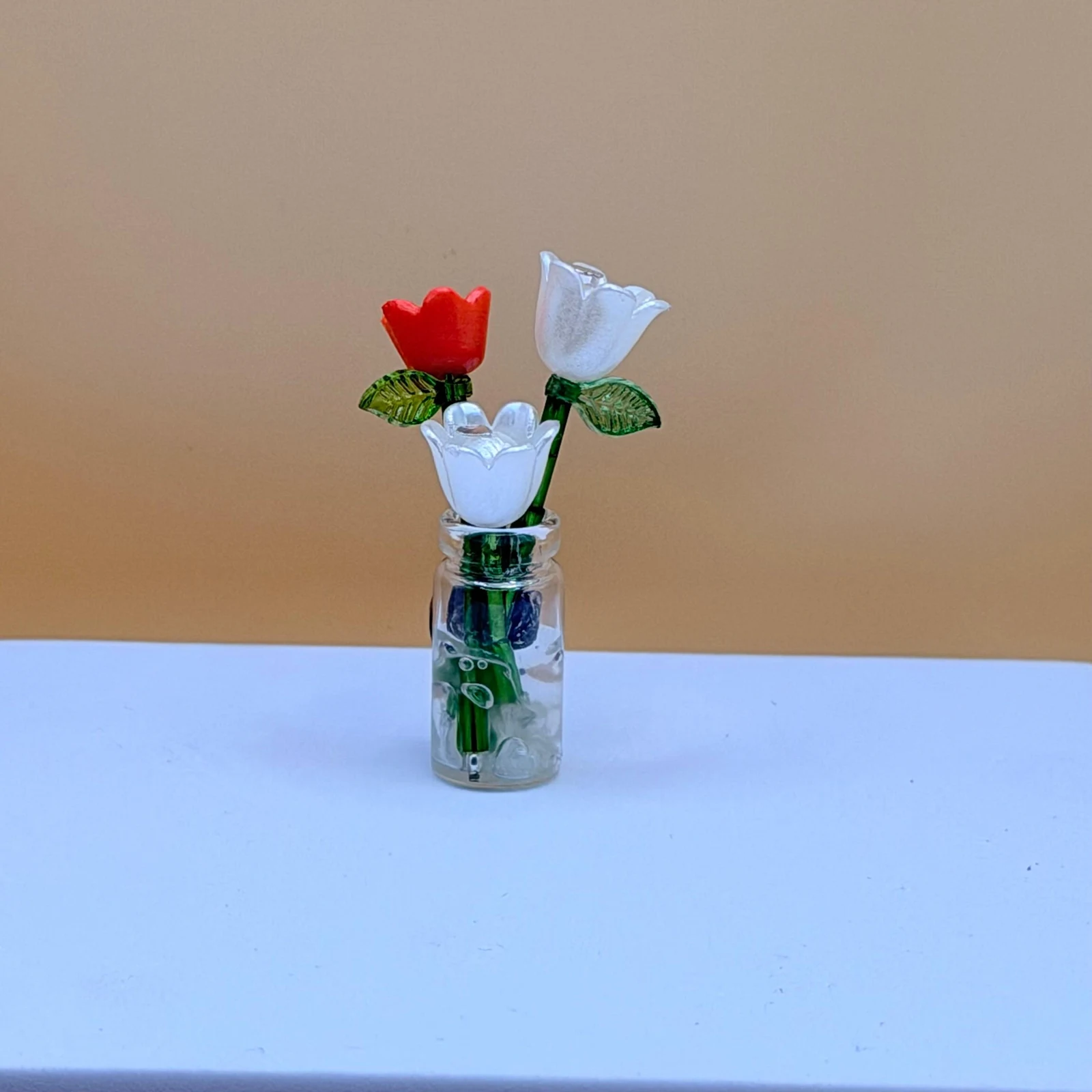 Tulip-Flower Bouquet Fridge Magnet — handmade MultiColor jewellery